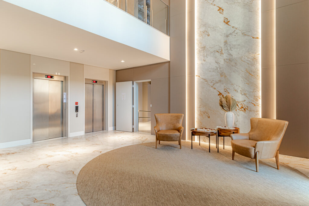 hall de entrada do Dall acqua em Torres RS